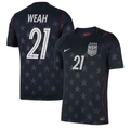 Timothy Weah Jersey #21 USMNT 2026 World Cup Match Stitched Stars Soccer