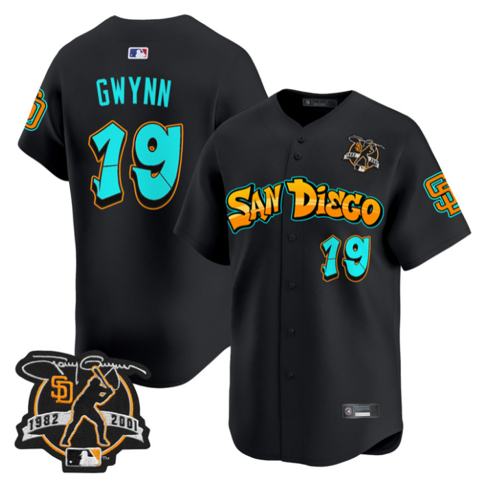 Tony Gwynn Jersey #19 San Diego Padres Graffiti Barrio Edition Stitched
