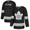 Toronto Maple Leafs Custom Black Team Logos Fashion Jersey Stitched