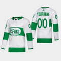 Toronto Maple Leafs Custom Toronto St. Pats Road Player White Jersey Stitched