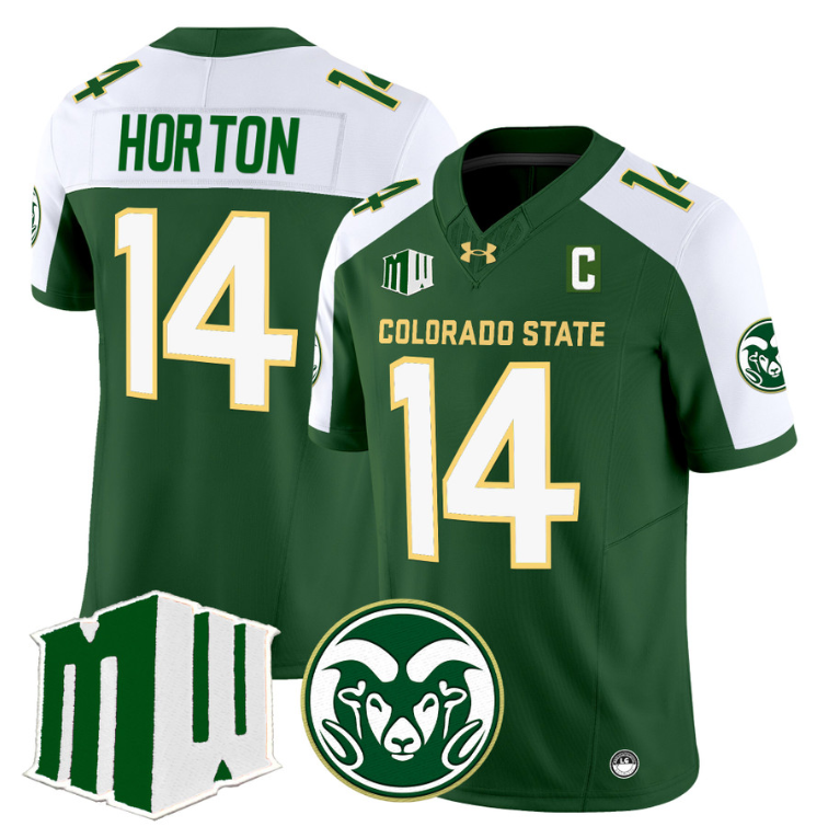 Tory Horton Jersey #14 Colorado State Rams 2024 Stitched
