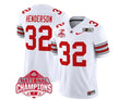 TreVeyon Henderson Jersey #32 Ohio State National Championships 2024 White Away