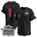 Tre Phelps Jersey #1 Georgia Bulldogs Baseball 2026 Outkast Stitched