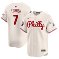 Trea Turner Jersey #7 Phillies and Eagles Vapor Premier Limited Stitched