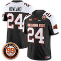 Trent Howland Jersey #24 Oklahoma State Cowboys 2025 Leslie O'neal Patch