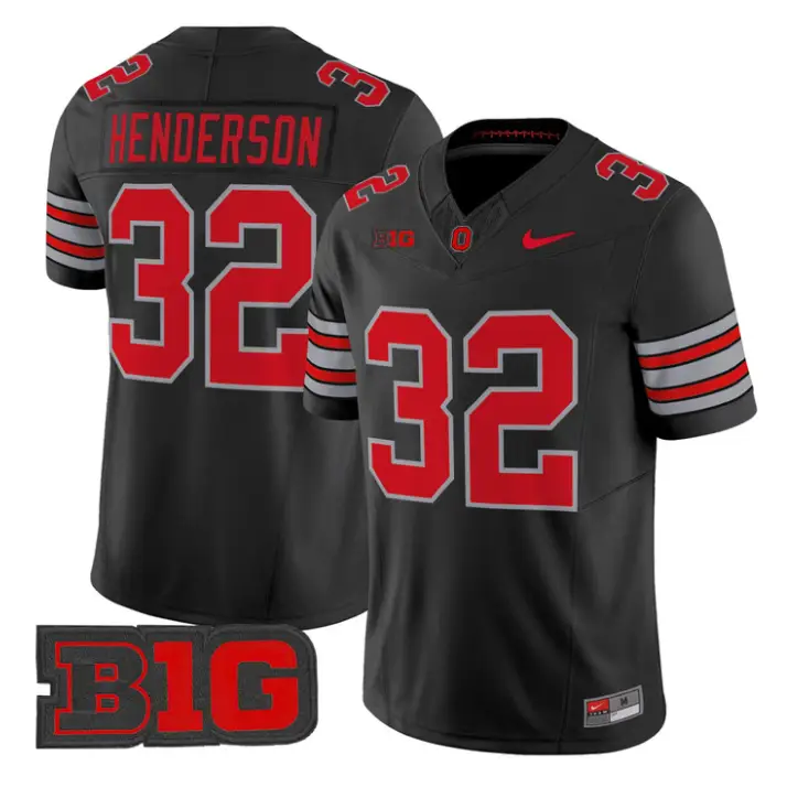 Treveyon Henderson Jersey #32 Ohio State 2026 Tunnel Vision Stitched