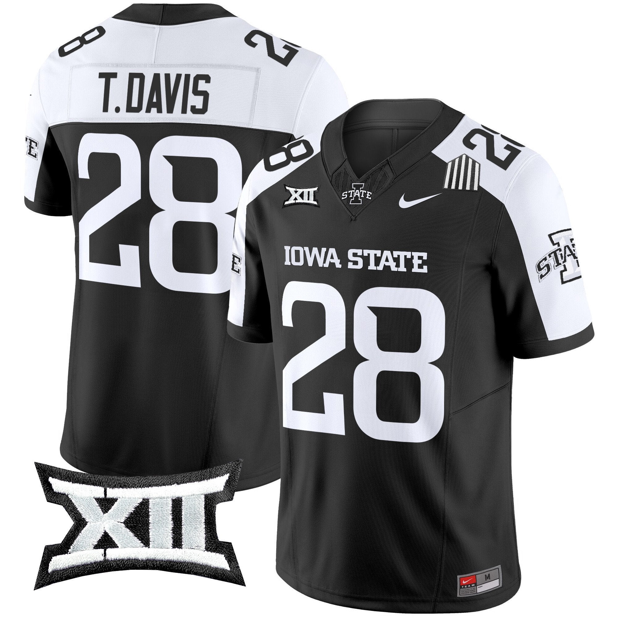 Troy Davis Jersey #28 Iowa State Cyclones 2025 Stitched