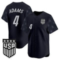Tyler Adams Jersey #4 USMNT 2026 World Cup Vapor Baseball Stitched