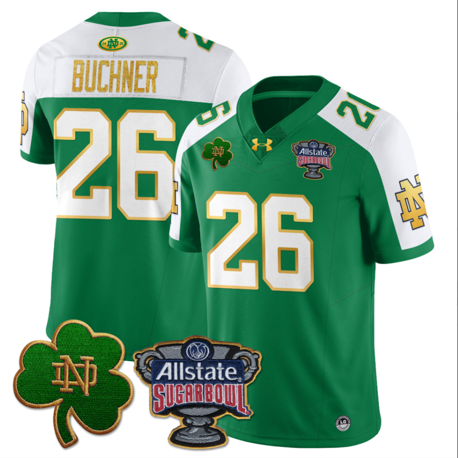 Tyler Buchner Jersey #26 Notre Dame Fighting Irish Allstate Sugar Bowl