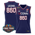 UConn Jersey #860 UConn Huskies 2026 Tournament Final Four Stitched Navy