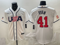 USA Baseball #41 Joe Ryan Jersey White 2026 World Baseball Classic Stitched