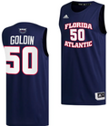 Vladislav Goldin Jersey #50 FAU Owls College Basketball Replica Red