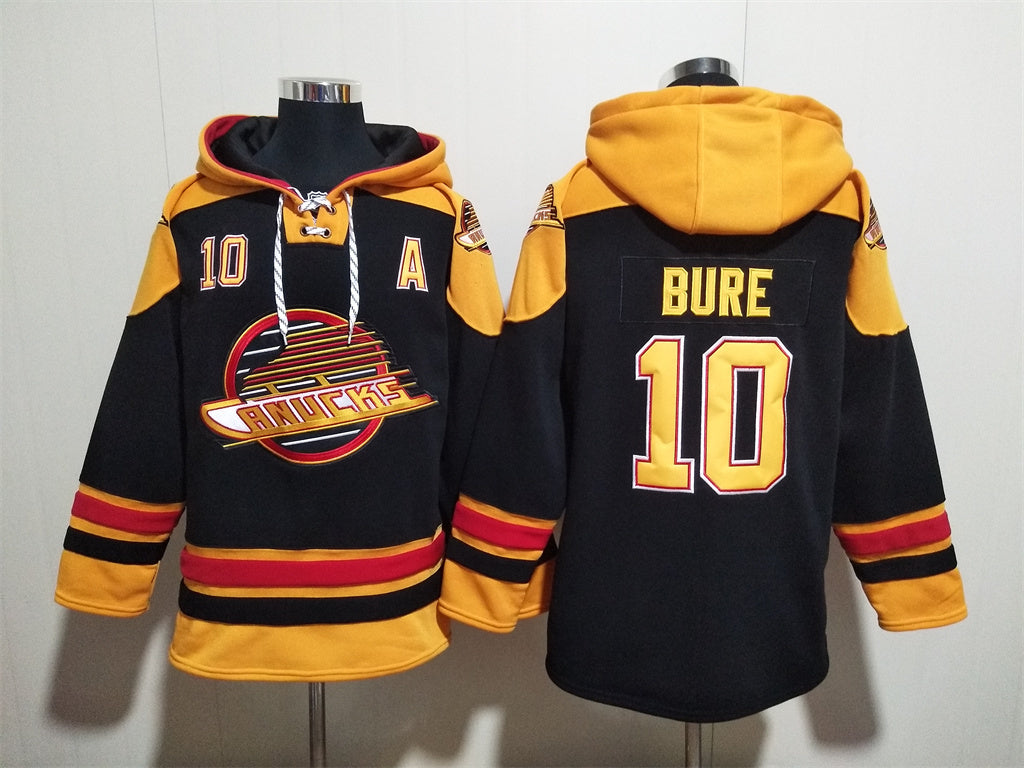 Vancouver Canucks #10 Pavel Bure Pullover Hoodie
