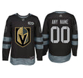 Vegas Golden Knights Black 1917-2017 100th Anniversary Stitched NHL Custom Jersey