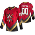 Vegas Golden Knights Custom Red 2020-21 Alternate Player NHL Jersey Stitched