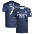 Vini .Jr 7 Real Madrid 2025-26 Away Jersey – Blue