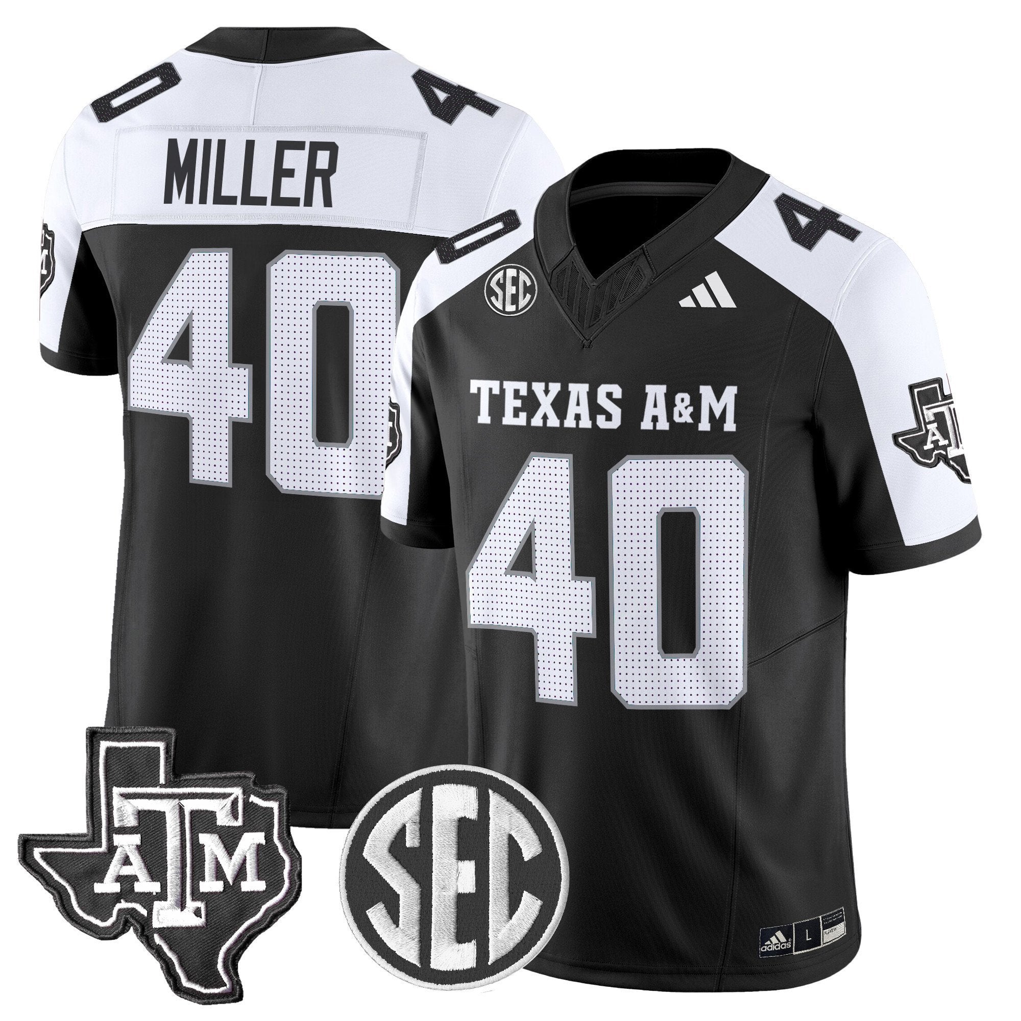 Von Miller Jersey #40 Texas A&M Aggies 2025 Vapor Stitched