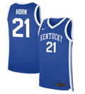 Walker Horn Jersey #21 Kentucky Wildcats NIL Basketball Royal