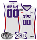 Women's Custom TCU Horned Frogs Jersey 2025 Champions Lightweight White