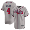 WALDO #4 Atlanta Braves Road Gray Jersey - All Stitched