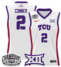Women's Madison Conner Jersey #2 TCU Horned Frogs 2025 Champions White