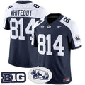 WHITEOUT Jersey #814 Penn State Nittany Lions 2025 Throwback Stitched