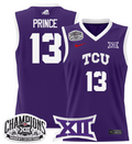 Women's Sedona Prince Jersey #13 TCU Horned Frogs 2025 Champions Purple