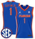 Walter Clayton Jr Jersey #15 Florida Gators 2024 Lightweight Basketball Royal