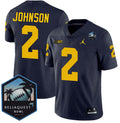 Will Johnson Jersey #2 Michigan Wolverines ReliaQuest Bowl Patch Vapor