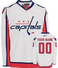 Washington Capitals  Customized White Jersey Premium Stitched