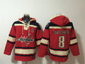 Washington Capitals #8 Alex Ovechkin Red Ageless Must-Have Lace-Up Pullover Hoodie