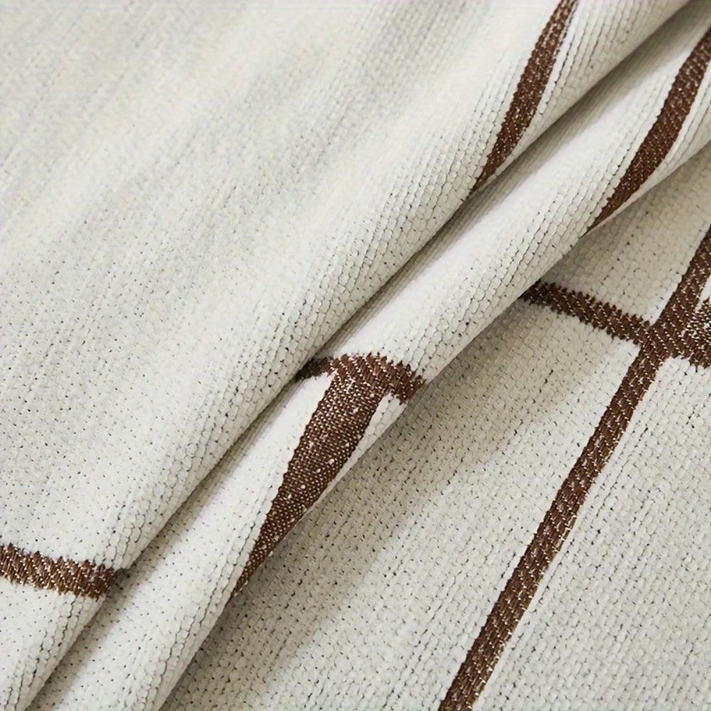 Wavy Stripe Boho Sofa Cover