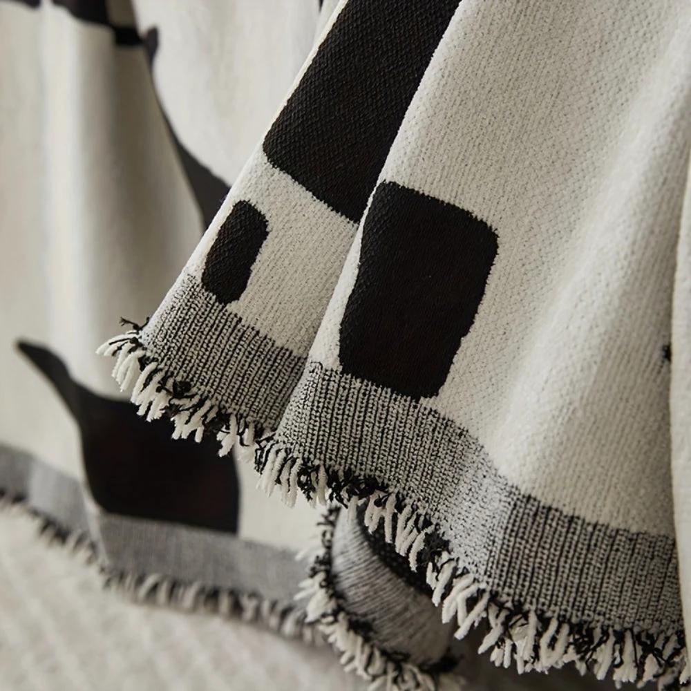 Wavy Stripe Boho Sofa Cover