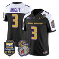 Wayne Knight Jersey #3 James Madison Dukes 2025 SBC Champions Stitched