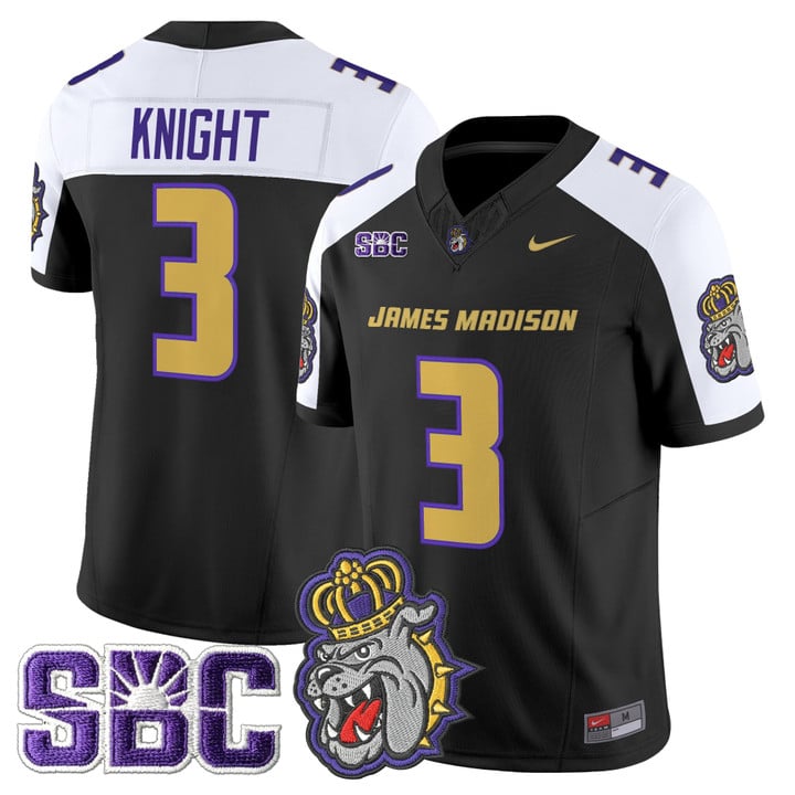 Wayne Knight Jersey #3 James Madison Dukes 2025 Vapor Stitched