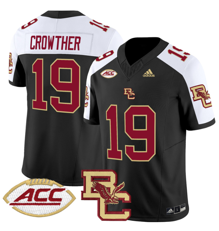 Welles Crowther Jersey #19 Boston College Eagles 2024 Stitched