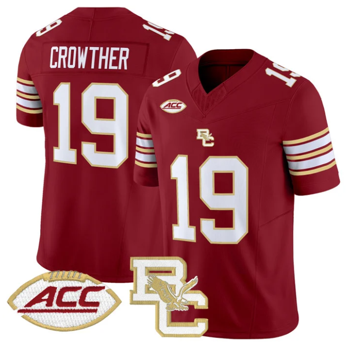 Welles Crowther Jersey #19 Boston College Eagles 2025 Vapor Stitched