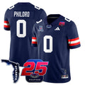 Wendol Philord Jersey #0 Florida Atlantic Football 25th Season Stitched
