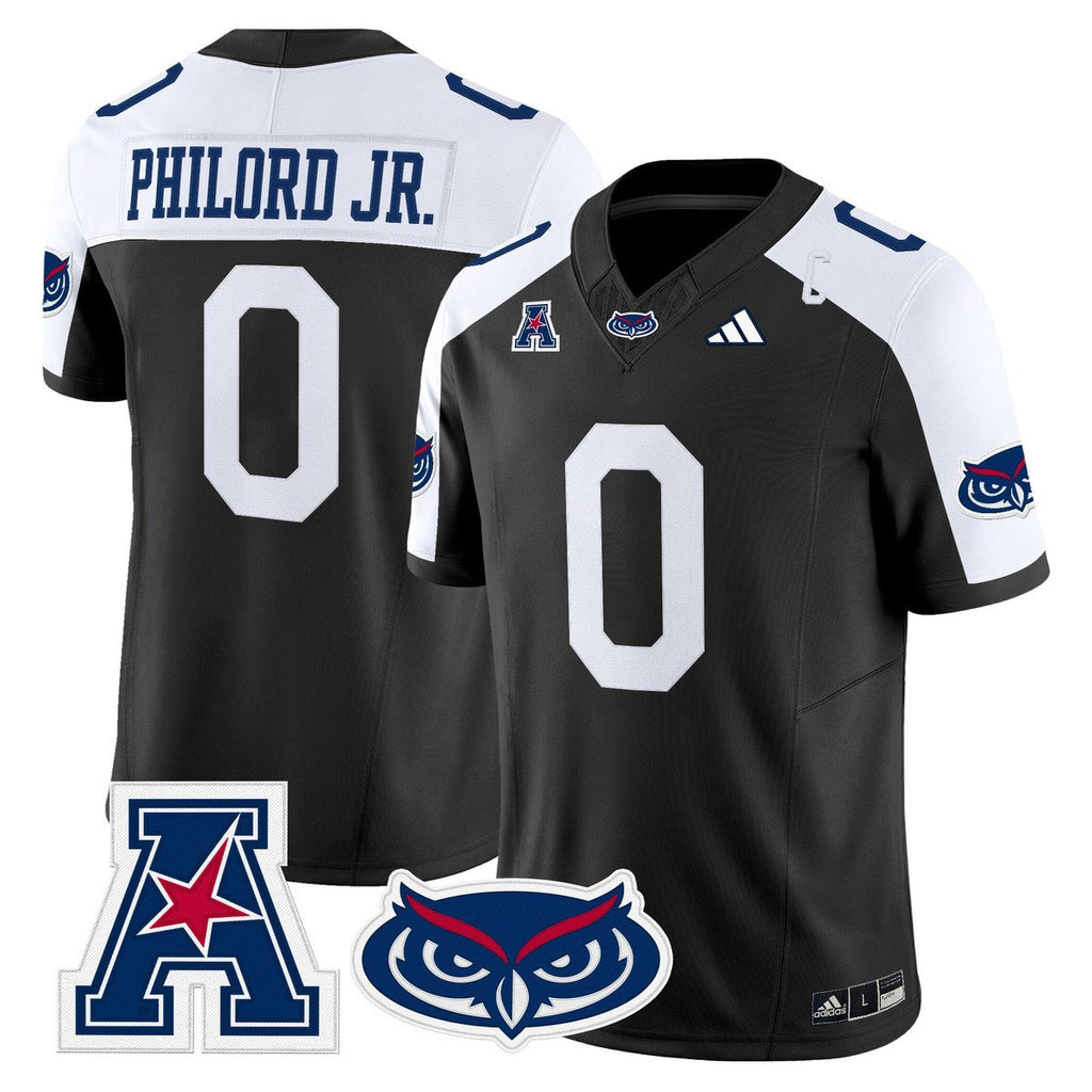 Wendol Philord Jersey #0 Florida Atlantic Owls 2025 All Stitched