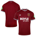 West Ham United 2025-26 Home Match Jersey – Burgundy