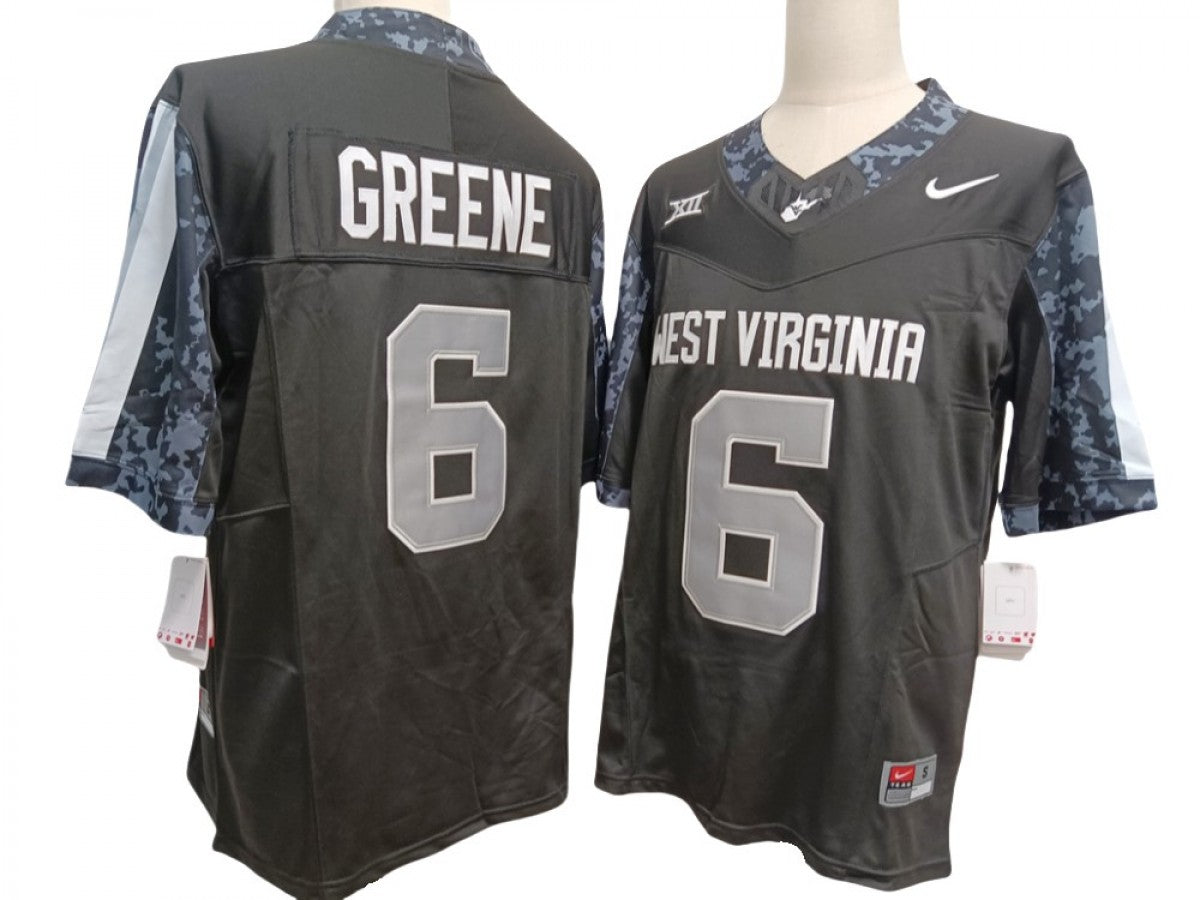 West Virginia Mountaineers #6 Garrett Greene Vapor F.U.S.E. Limited Jersey