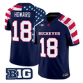 Will Howard Jersey #18 Ohio State America 250 Edition Vapor Limited Stitched