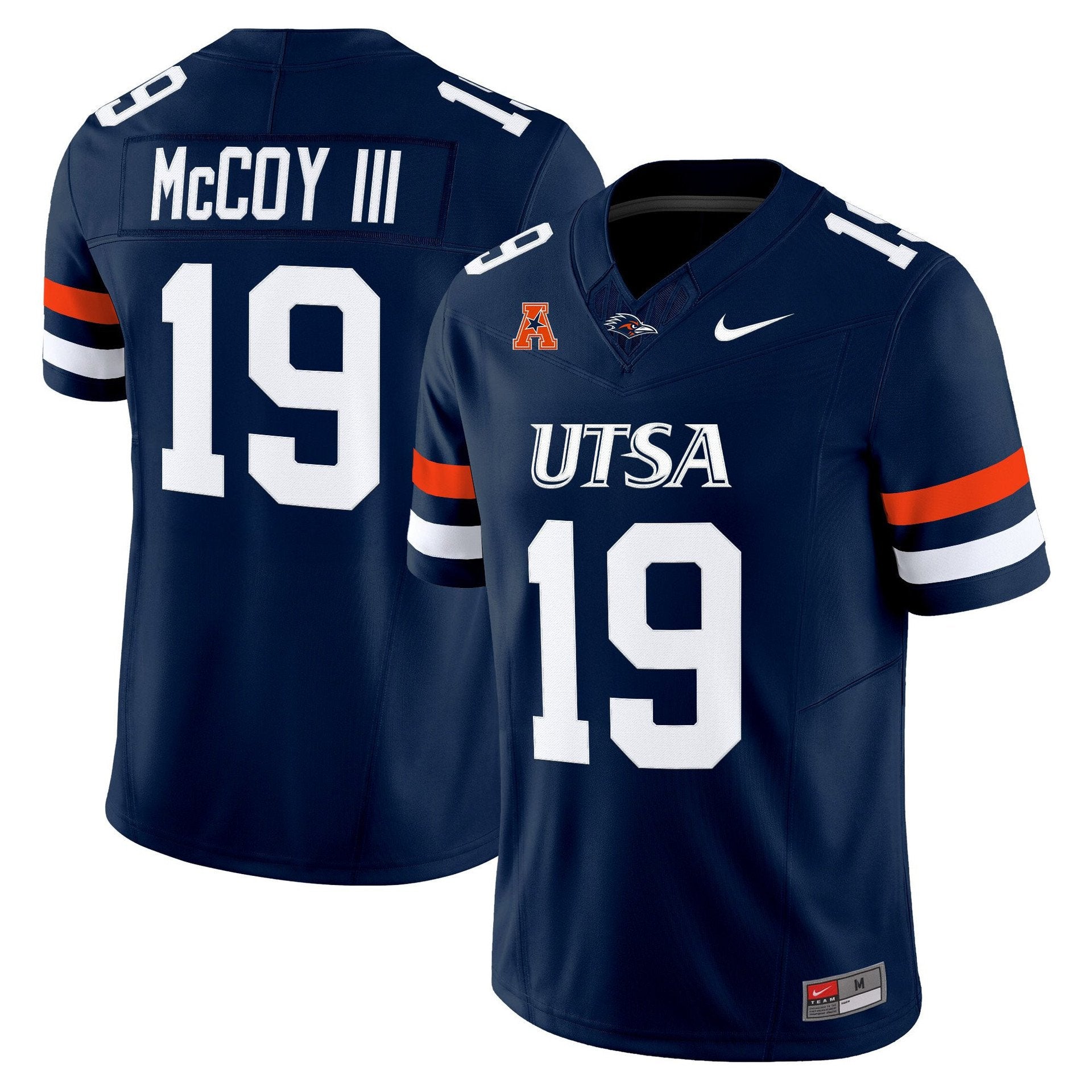 Willie McCoy III Jersey #19 UTSA Roadrunners 2025 Vapor Limited Stitched