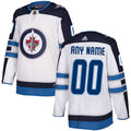 Winnipeg Jets Away NHL  White Customized Jersey Stitched