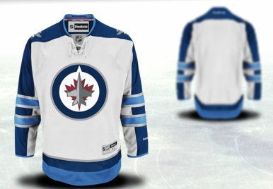 Winnipeg Jets Customized 2012 White Jersey Stitched
