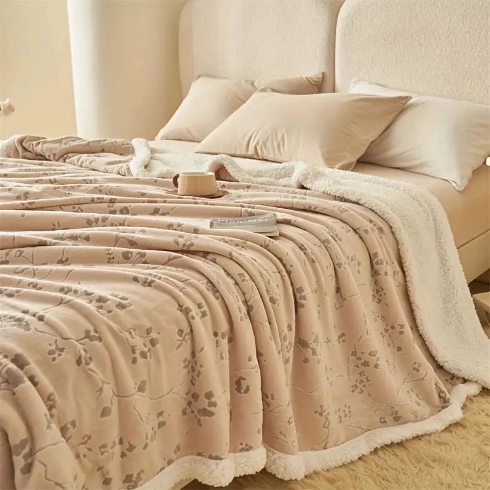 Winter Garden Plush Blanket