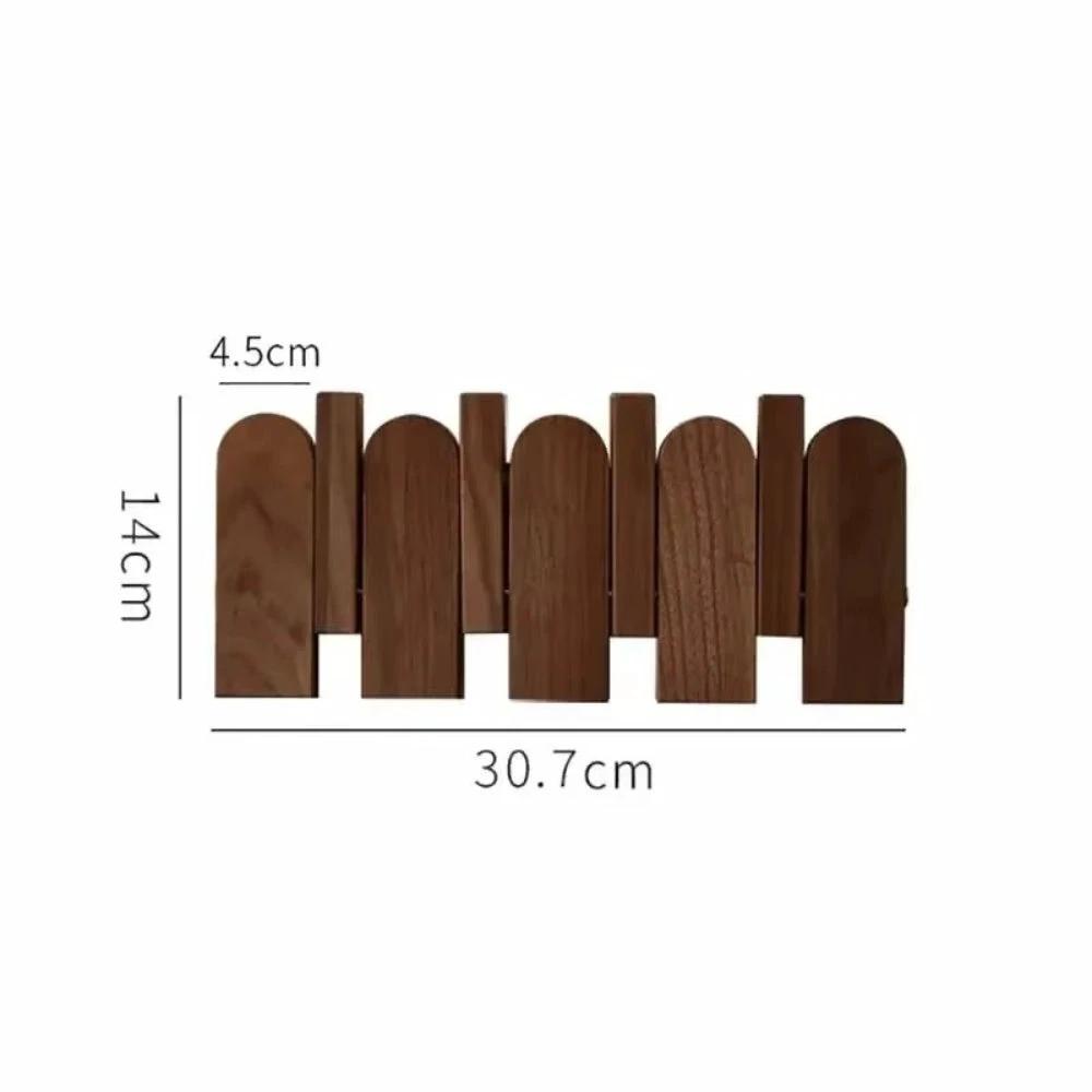Piano Wooden Hook Wall Coat Rack