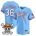 Wyatt Langford Jersey #36 Texas Rangers One Piece Premier Stitched