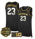 Yaxel Lendeborg Jersey #23 Michigan Wolverines 2026 National Champions Stitched