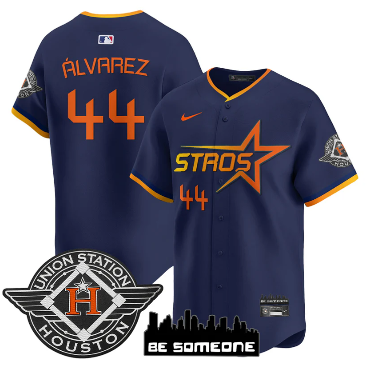 Yordan Álvarez Jersey #44 Houston Astros 2025 City Connect Vapor Premier Limited Stitched